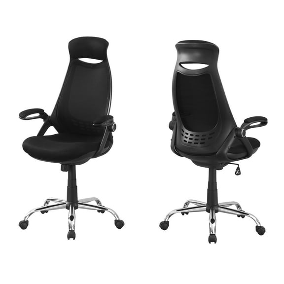 Monarch Office Chair Black Mesh / Chrome HighBack Executive