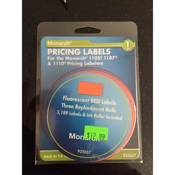 Monarch Pricing Labels