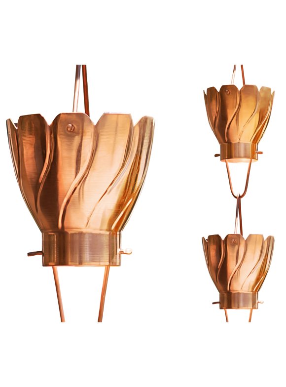 Rain Chains in Garden Decorations