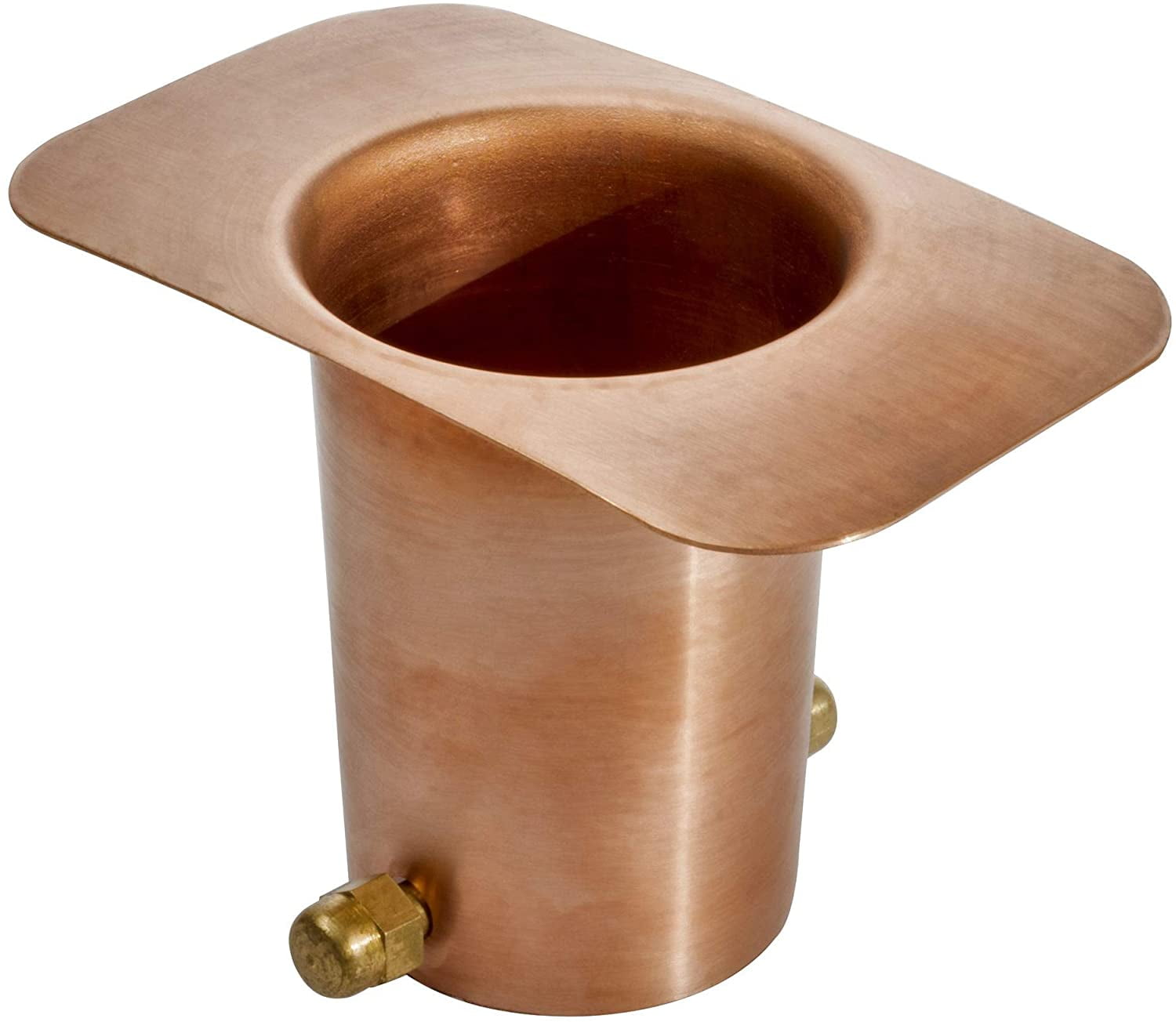 Monarch Rain Chains Pure Copper Brass Bolt Gutter Adapter Kit for Rain Chain Installation