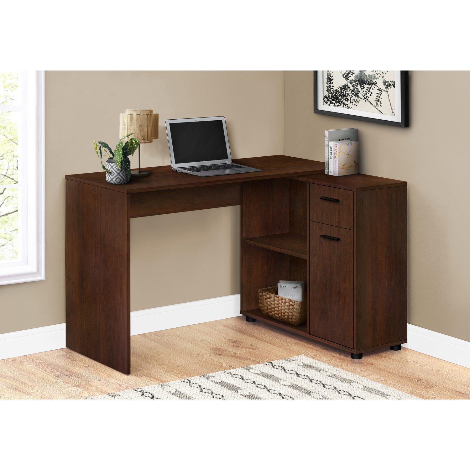 Monarch Specialities 46" LShaped Computer Desk