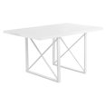 thumbnail image 1 of Monarch Specialties 60 in. X-Leg Rectangular Dining Table, 1 of 4