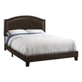 thumbnail image 1 of Contemporary Home Living 85.75" Brown Transitional Rectangular Bed Frame - Queen Size, 1 of 5