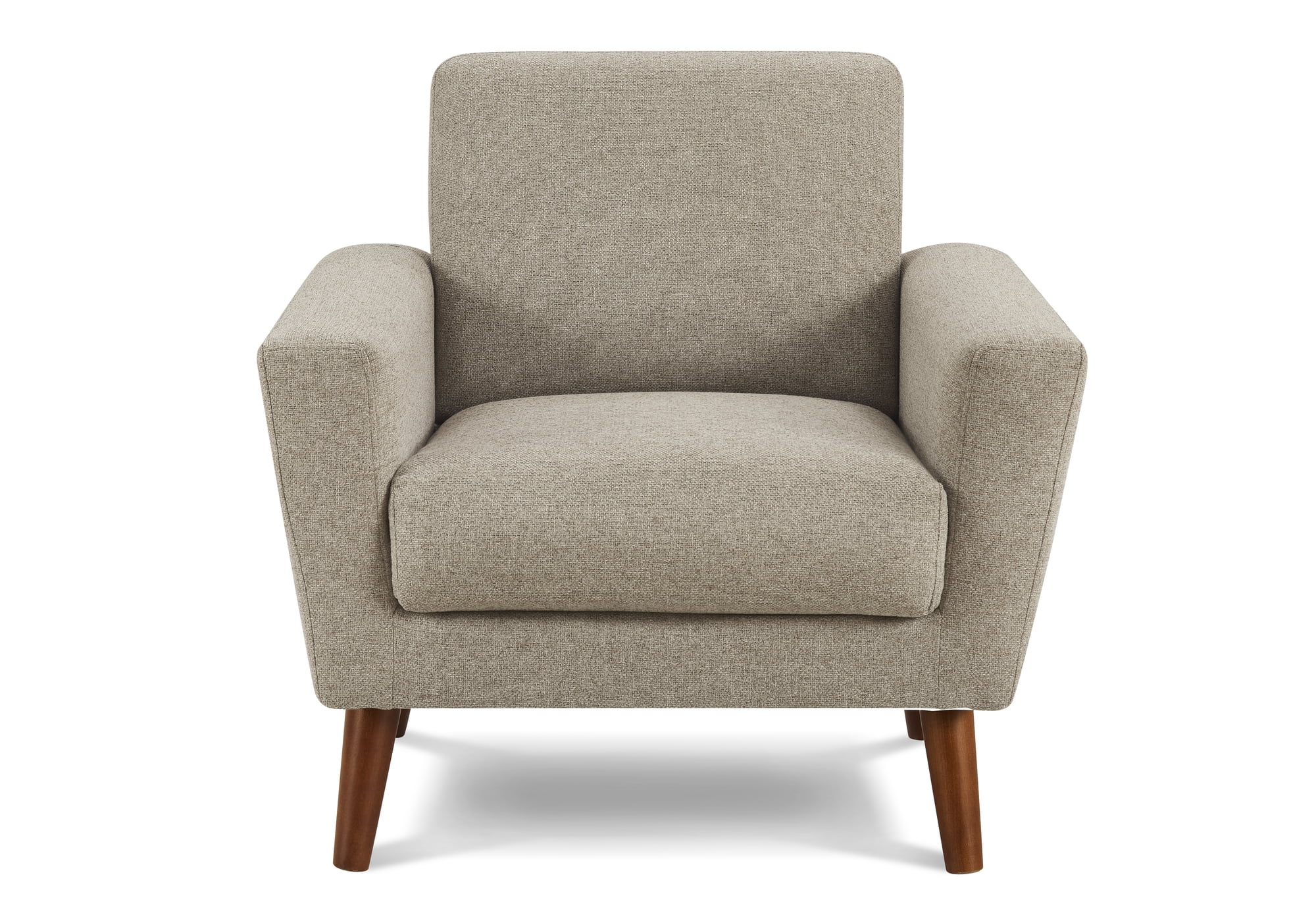 Monarch Specialties - 8J21L31 Chair, 34" Wide, Upholstered, Accent Chair, Light Brown Fabric
