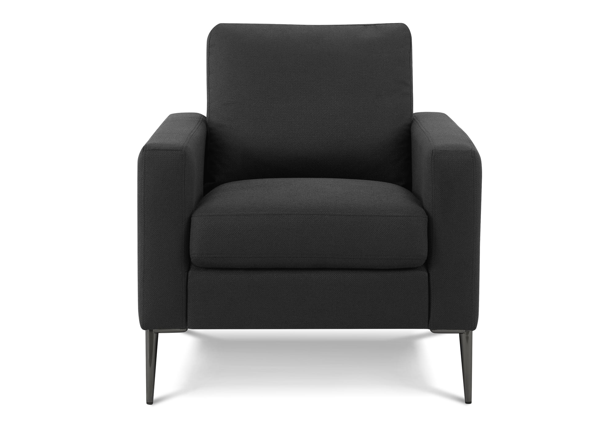 Monarch Specialties - 8J31L19 Chair, 32" Wide, Upholstered, Accent Chair, Black Fabric