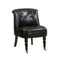 thumbnail image 1 of Monarch Leather Accent Chair in Dark Brown, 1 of 3