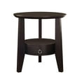 thumbnail image 1 of Monarch Specialties Accent Table 23"Dia, Cappuccino With 1 Drawer, 1 of 4
