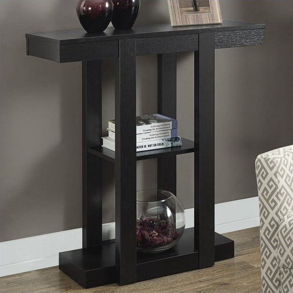 Monarch Specialties Accent Table 32" L/Cappuccino Hall Console