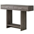 thumbnail image 1 of ACCENT TABLE - 48"L / DARK TAUPE WITH DRAWERS, 1 of 4