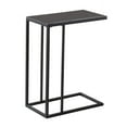 thumbnail image 1 of Monarch Specialties Accent Table, C-shaped, End, Side, Snack, Bedroom, Black Tempered Glass, 1 of 5