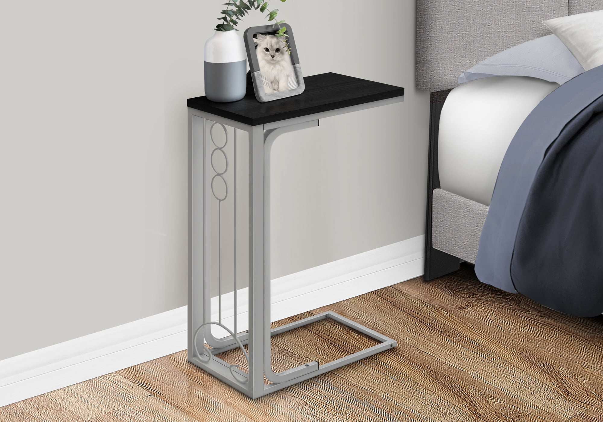 Monarch Specialties Accent Table, C-shaped, End, Side, Snack, Living ...