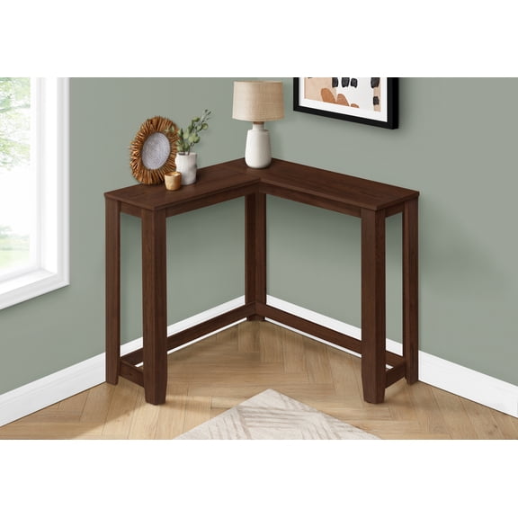 Monarch Specialties Accent Table, Console, Entryway, Narrow, Corner, Bedroom, Brown Laminate