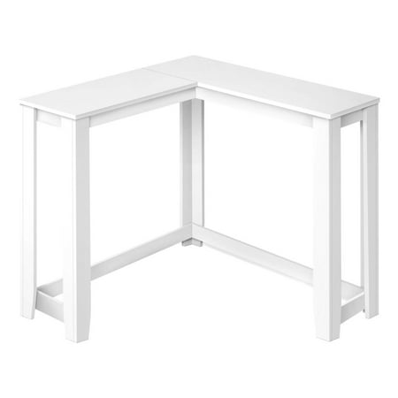Monarch Specialties Accent Table, Console, Entryway, Narrow, Corner, Bedroom, White Laminate