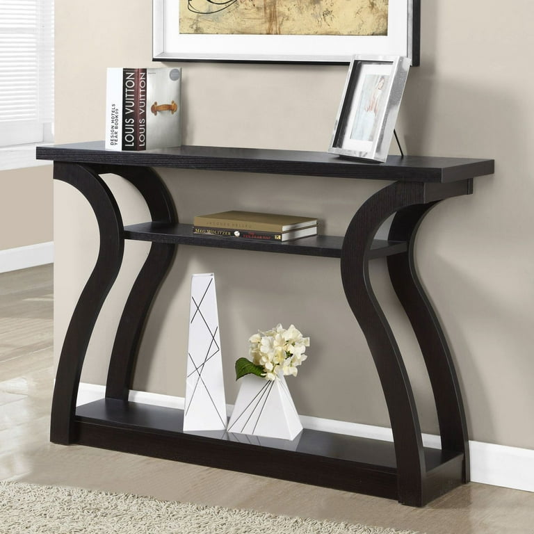 Monarch Specialties Accent Table Console Entryway Narrow Sofa Bedroom Brown Laminate
