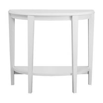 Monarch Specialties Accent Table, Console, Entryway, Narrow, Sofa, Bedroom, White Laminate