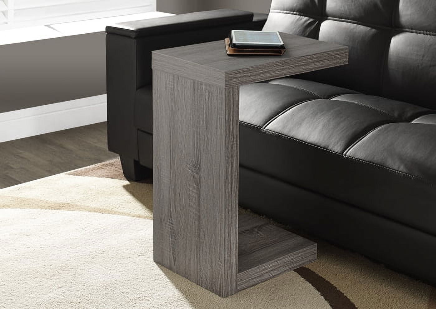 Monarch Specialties Accent Table Dark Taupe