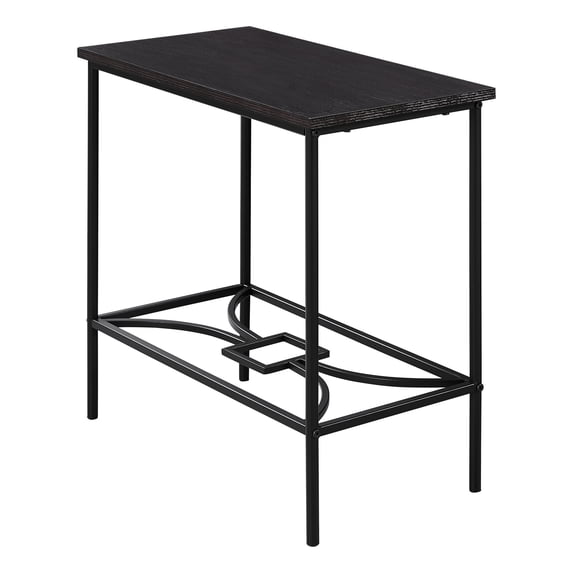Monarch Specialties Accent Table, Side, End, Narrow 2 Tier, Living Room, Bedroom, Laminate
