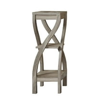 Monarch Specialties Accent Table, Side, End, Plant Stand, Square, Bedroom, Brown Laminate