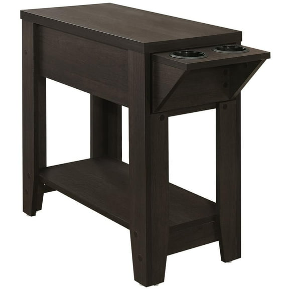 Monarch Specialties Accent Table, Side, End, Storage, Lamp, Living Room, Bedroom, Brown Laminate