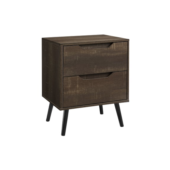 Accent Table - Side - End - Nightstand - Bedroom - Living Room - Brown Laminate