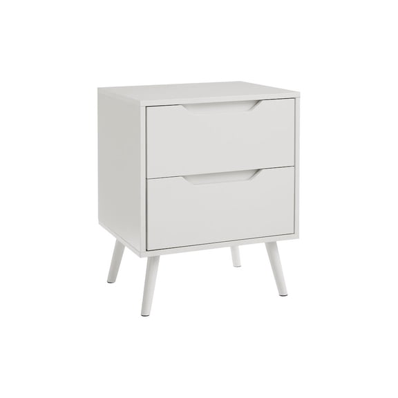 Monarch Accent Table, Living Room, White Laminate, Modern, Contemporary