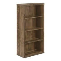 Monarch Specialties Bookshelf, Bookcase, Etagere, 5 Tier, 48"H, Office, Bedroom, Brown Laminate