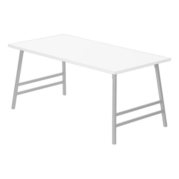 Monarch Specialties Coffee Table, Accent, Cocktail, Rectangular, Living Room, 40"L, White Laminate