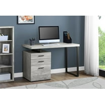 Monarch Specialties Computer Desk 3 Storage Drawers Left Or Right 48"L Reclaimed Look