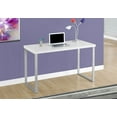 thumbnail image 1 of Computer Desk - 48"L / White / Silver Metal, 1 of 5