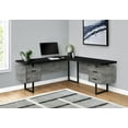 thumbnail image 1 of Monarch Specialties Computer Desk, Corner, 70"L, L Shape, Work, Laptop, Grey And Black Laminate, 1 of 4