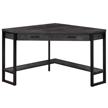 Monarch Specialties Computer Desk, Home Office, Corner, 42"L, Work, Laptop, Black Laminate