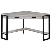Monarch Specialties Computer Desk, Home Office, Corner, 42"L, Work, Laptop, Grey Laminate