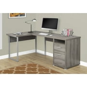 Monarch Specialties Computer Desk, Home Office, Corner, 80"L, L Shape, Work, Laptop, Brown Laminate