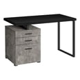 thumbnail image 1 of Monarch Specialties Computer Desk, Home Office, Laptop, 48"L, Work, Black And Concrete Laminate, 1 of 5