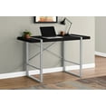 thumbnail image 1 of Monarch Specialties Computer Desk, Home Office, Laptop, 48"L, Work, Black Laminate, Grey Metal, 1 of 10