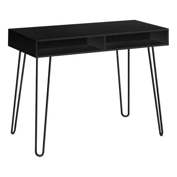 Monarch Specialties Computer Desk, Home Office, Laptop, Storage Drawers, 40"L, Work, Black Laminate