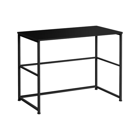 Monarch Specialties Computer Desk, Home Office, Laptop, Storage Drawers, 40"L, Work, Black Laminate