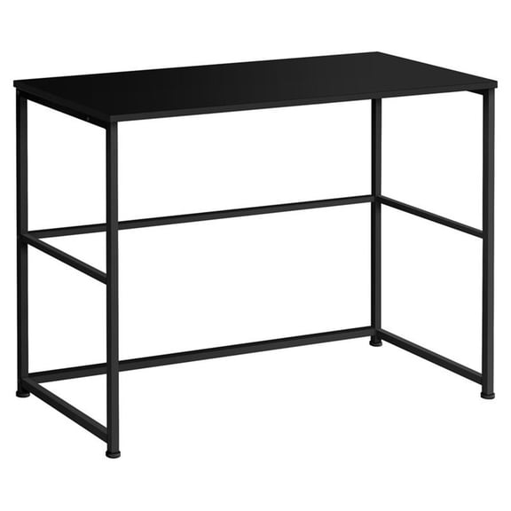 Monarch Specialties Computer Desk, Home Office, Laptop, Storage Drawers, 40"L, Work, Black Laminate