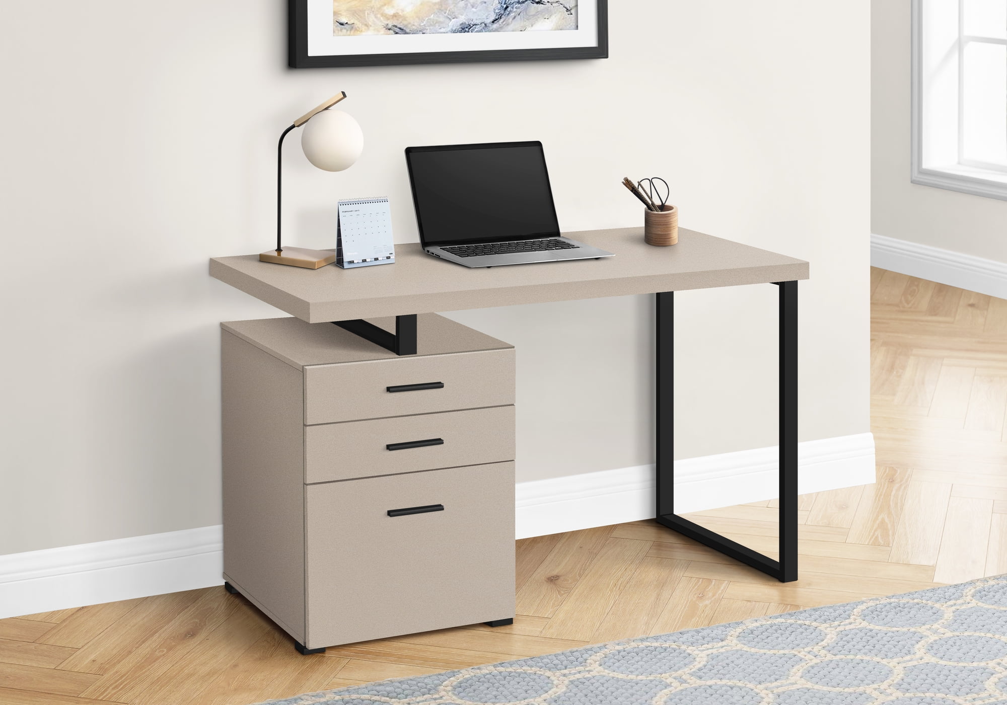 Monarch Specialties Computer Desk Home Office Laptop Storage