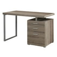 thumbnail image 1 of Monarch Specialties Computer Desk, Home Office, Laptop, Storage Drawers, 48"L, Work, Brown Laminate, 1 of 6
