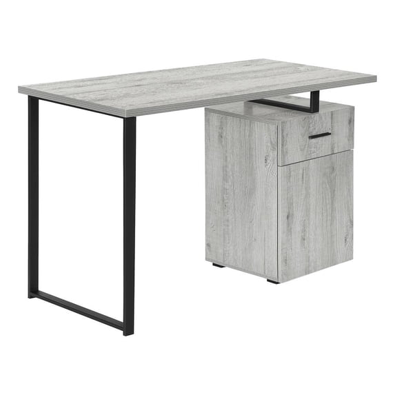 Monarch Specialties Computer Desk, Home Office, Laptop, Storage Drawers, 48"L, Work, Grey Laminate