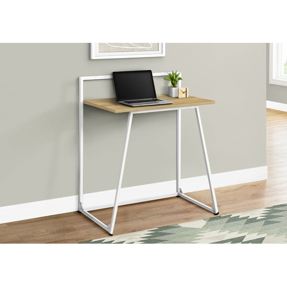 Monarch Specialties Computer Desk, Juvenile, Small Writing Table Style, 30"L Wood-Look Metal