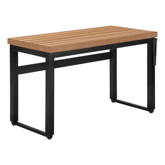 Monarch Specialties Computer Desk, Standing, Adjustable, 48"L, Work, Laptop, Brown Laminate