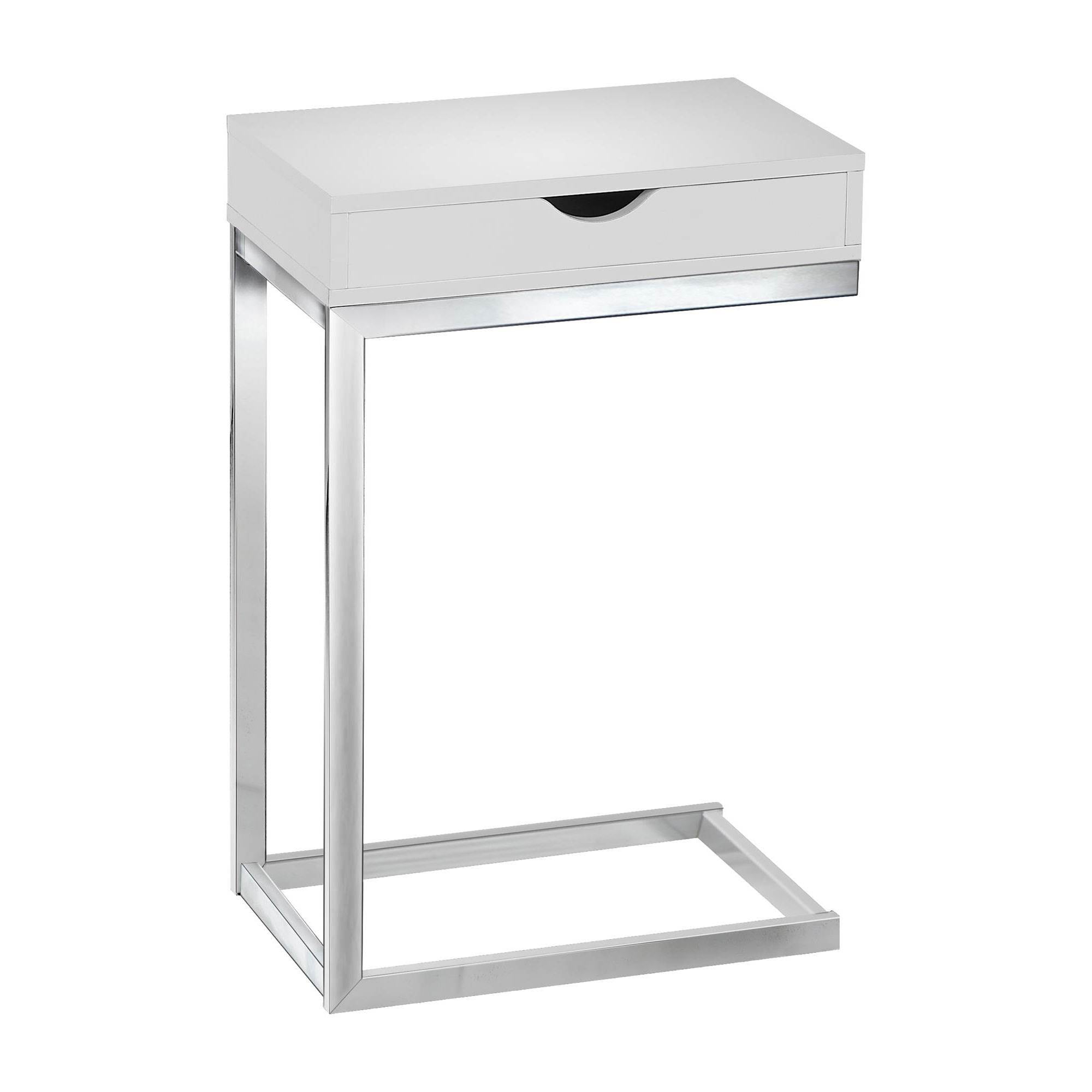 Monarch Specialties Contemporary Accent Side End Table with Drawer