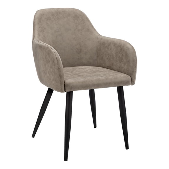 Monarch Specialties Dining Chair, Set Of 2, Side, Upholstered, Kitchen, Dining Room, Fabric, Metal