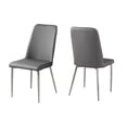 thumbnail image 1 of Monarch Specialties Dining Chair, Set Of 2, Side, Upholstered, Kitchen, Dining Room, PU, Metal, 1 of 5
