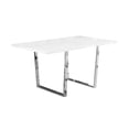 thumbnail image 1 of Monarch Specialties Dining Table, 60" Rectangular, Kitchen, Dining Room, Laminate, Glossy, 1 of 11