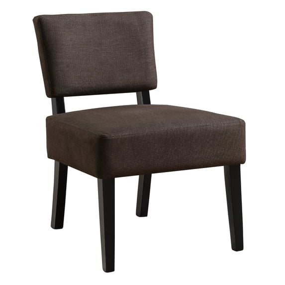 Monarch Specialties Fabric Upholstered Armless Accent Chair