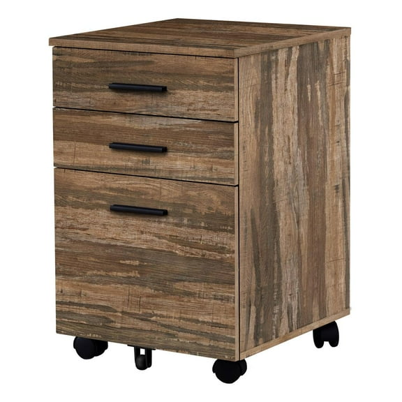 Monarch Specialties File Cabinet, Rolling Mobile, Printer Stand, Office, Work, Brown Laminate