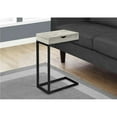 thumbnail image 1 of Monarch Specialties  Grey Reclaimed Wood Look & Black & Drawer Accent Table, 1 of 1